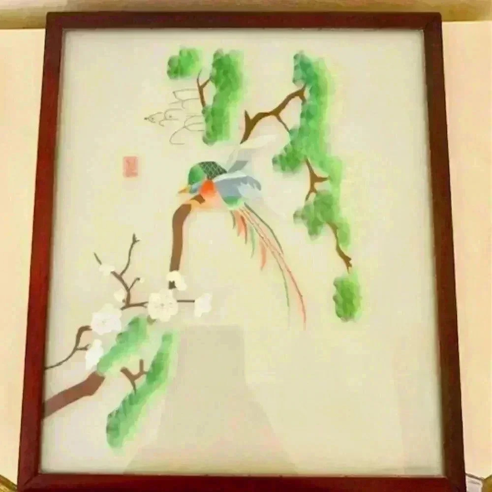 Oriental Silk Embroidery Art